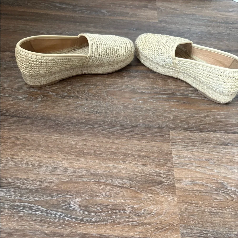 J. Crew Cream Woven Espadrille Flats